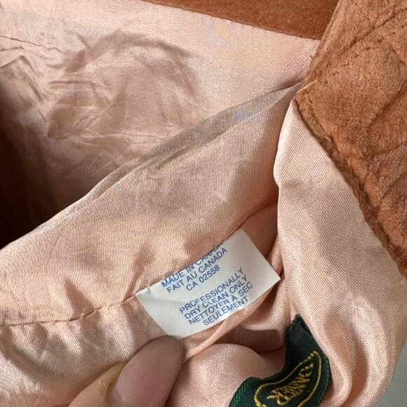 Vintage Danier Pink Suede Pencil Skirt - Picture 5 of 5